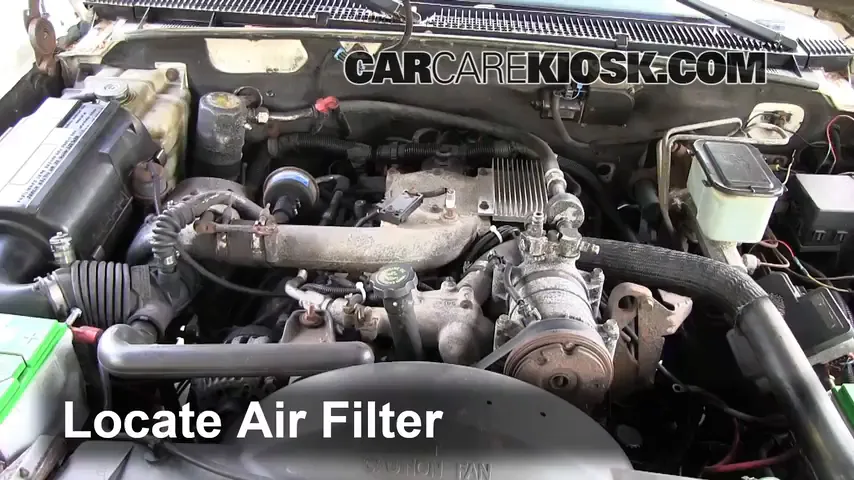 2000 Chevrolet K3500 6.5L V8 Turbo Diesel Cab and Chassis Air Filter (Engine)